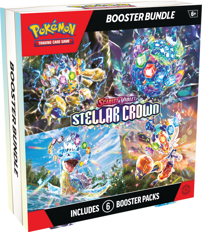POKEMON  SCARLET AND VIOLET  STELLAR CROWN  BOOSTER BUNDLE