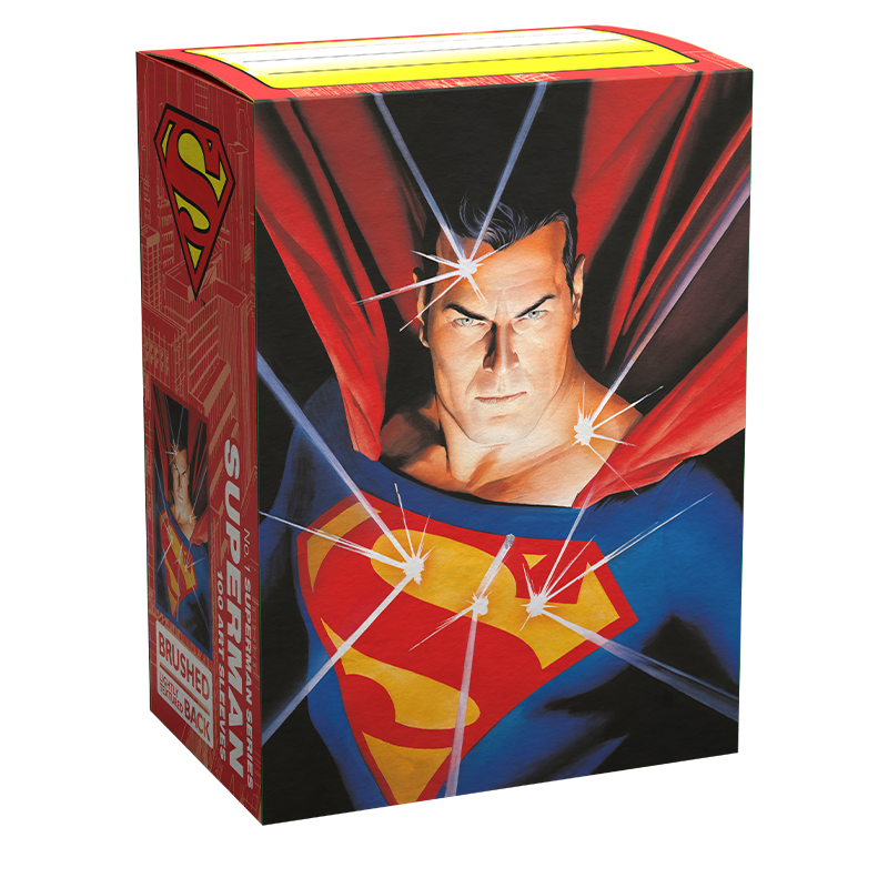 DRAGON SHIELD DECK SLEEVES  -  SUPERMAN - AT-16095