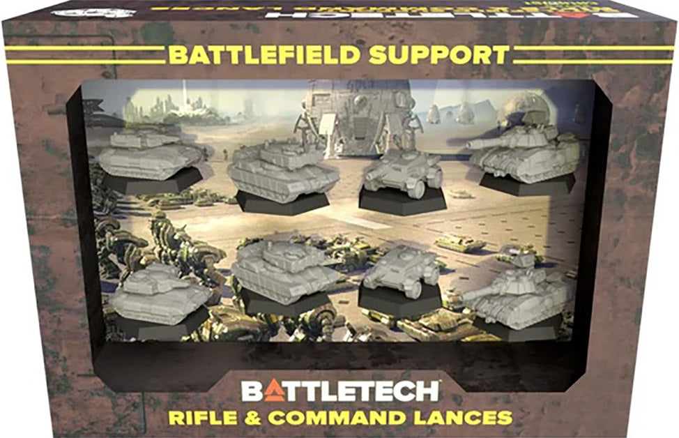 BATTLETECH:  Miniature Force Pack  BATTLEFIELD SUPPORT RIFLE & COMMAND LANCES - CAT35777