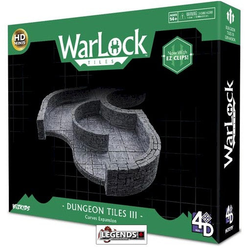 WARLOCK TILES - DUNGEON TILES 3 - CURVES