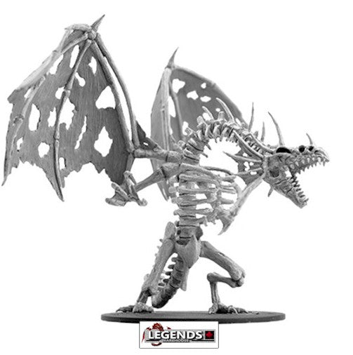 Deep Cuts - Unpainted Miniatures: GARGANTUAN SKELETAL DRAGON (1) #WZK90039