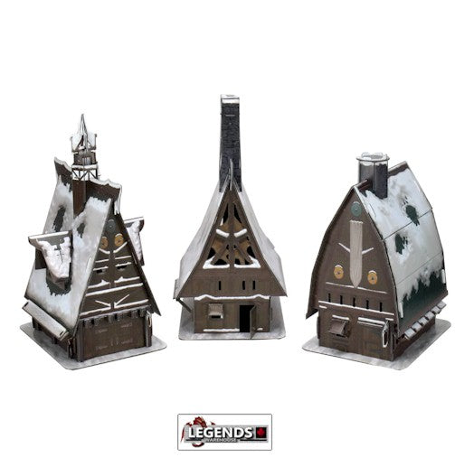 D&D Papercraft Set: Icewind Dale - TEN TOWNS
