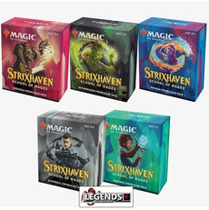 MTG - STRIXHAVEN - SCHOOL OF MAGES - PRERELEASE KITS   ( SET OF 5)