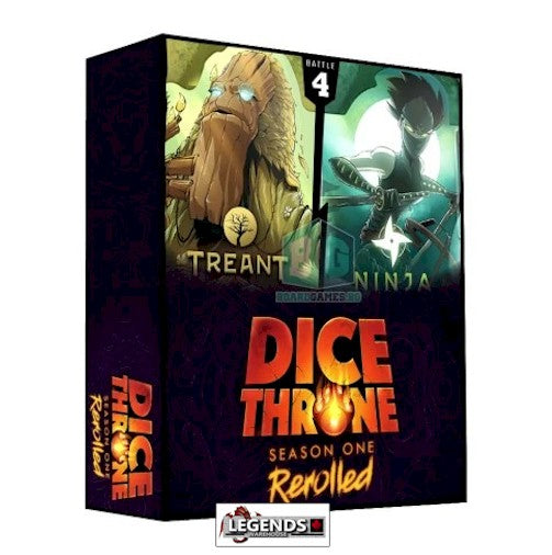 DICE THRONE - SEASON ONE REROLLED    (BOX 4) - TREANT VS NINJA