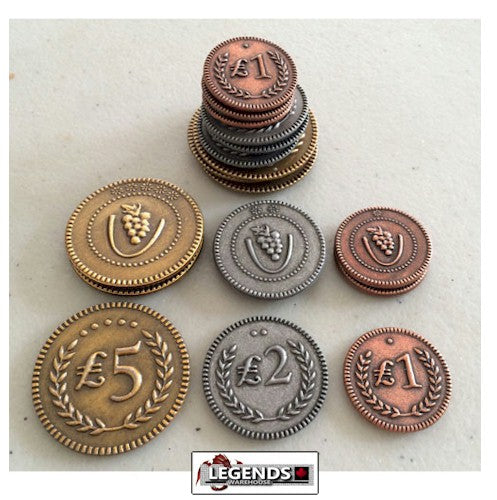 VITICULTURE - METAL LIRA COINS
