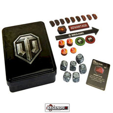 WORLD OF TANKS:  MINIATURES GAME  - GAMING DICE AND TOKENS SET TIN   (2022)