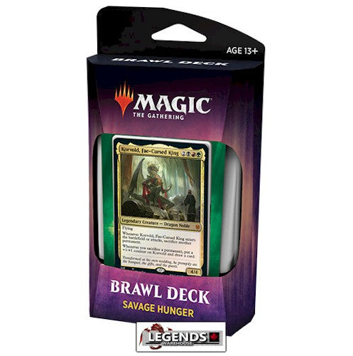 MTG THRONE OF ELDRAINE BRAWL DECKS 2019  SAVAGE HUNGER