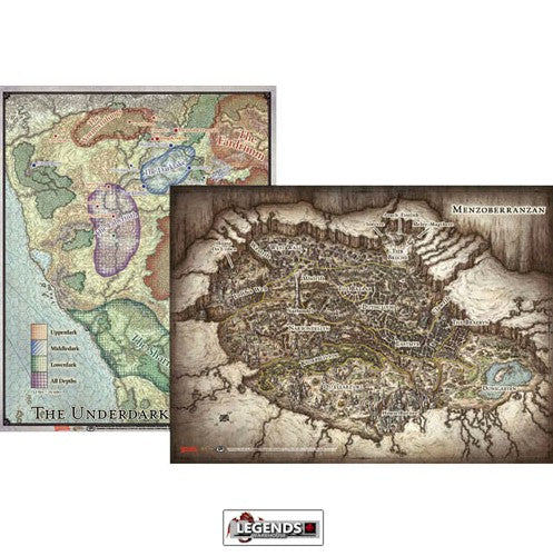 DUNGEONS & DRAGONS - 5th Edition RPG:  OUT OF THE ABYSS Map Set