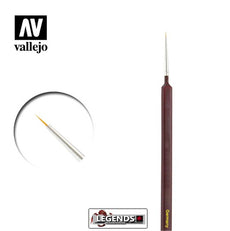 VALLEJO - PAINT BRUSHES -  ROUND TORAY - #01 TRIANGULAR HANDLE   SIZE # 1