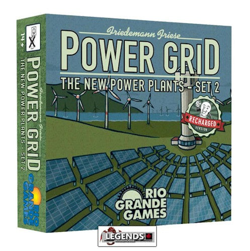 POWER GRID RECHARGED  NEW POWER PLANT  CARDS SET- 2