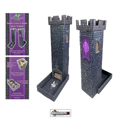 DARK CASTLE DICE TOWER   4 RAMPS 11"   (2023)