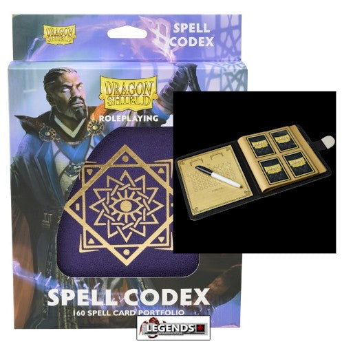 DRAGON SHIELD SPELL CODEX - 160 PORTFOLIO PURPLE