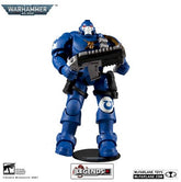 McFARLANE - WARHAMMER 40K - ULTRAMARINES REIVER with BOLT CARBINE     7" FIGURE