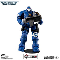 McFARLANE - WARHAMMER 40K - ULTRAMARINES REIVER with BOLT CARBINE     7" FIGURE