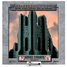BATTLEFIELD IN A BOX - GOTHIC BATTLEFIELDS: SMALL CORNER RUIN - MALACHITE   (NEW -2022)  BB647