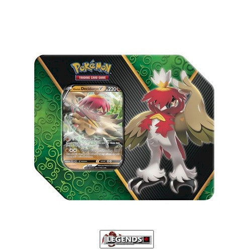 POKEMON -  DIVERGENT POWERS  HISUIAN DECIDUEYE V TIN     (NEW)