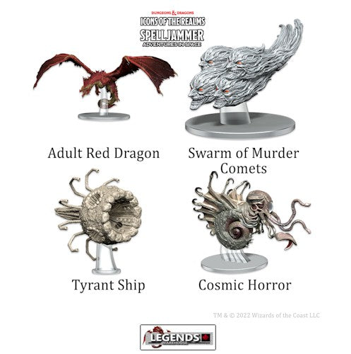 DUNGEONS & DRAGONS ICONS -  SPELLJAMMER - ADVENTURE IN SPACE - SHIP SCALE THREATS FROM THE COSMOS  (2022)