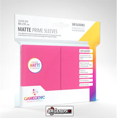 GAMEGENIC - SLEEVES - MATTE PRIME SLEEVES - PINK  (100CT)