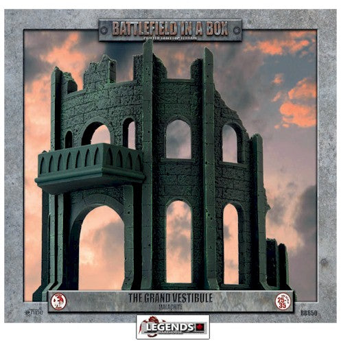 BATTLEFIELD IN A BOX - GOTHIC BATTLEFIELDS: GRAND VESTIBULE - MALACHITE   (NEW -2022)  BB650