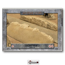 BATTLEFIELD IN A BOX - SANDSTONE  -  ESCARPMENTS   (NEW -2023)   GF9-BB640