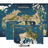 DUNGEONS & DRAGONS - 5th Edition RPG:  EBERRON - Rising from the Last War - Khorvaire Map Set