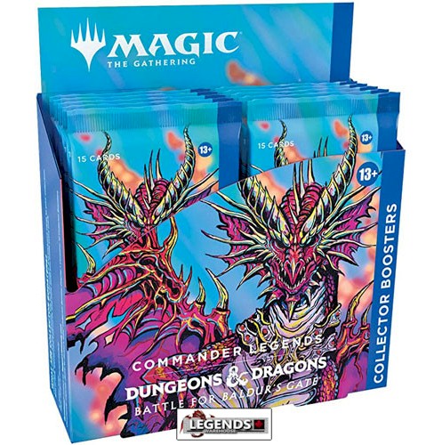 MTG - COMMANDER LEGENDS - BATTLE FOR BALDUR'S GATE - COLLECTOR BOOSTER BOX - ENGLISH