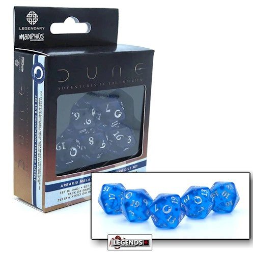 DUNE : ADVENTURES IN THE IMPERIUM - RPG  - ARRAKIS MELANGE DICE SET
