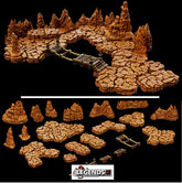 WARLOCK TILES - CAVERNS BASE SET