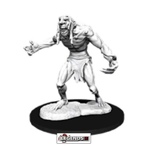 DUNGEONS & DRAGONS - UNPAINTED MINIATURES:   RAGING TROLL (1)    #WZK90081