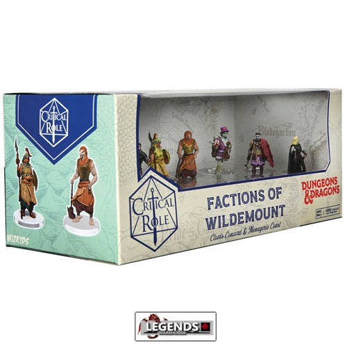 CRITICAL ROLE - PAINTED FIGURES - Factions of Wildemount - Clovis Concord & Menagerie Coast