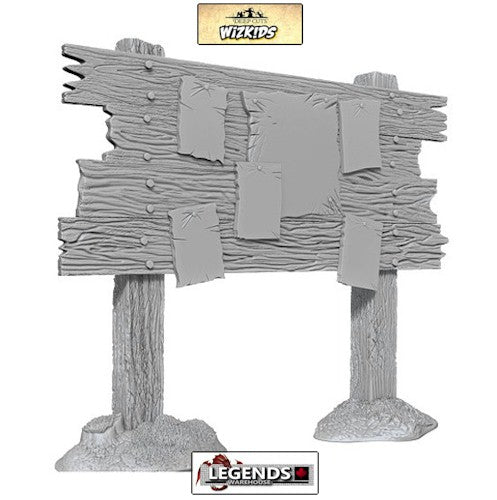 Deep Cuts - Unpainted Miniatures:  Bounty Board (1) #WZK73866