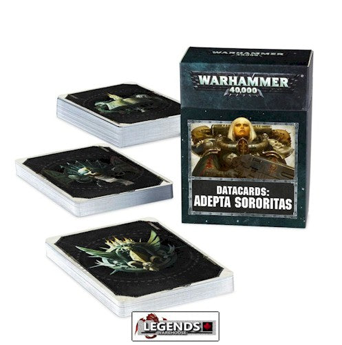 WARHAMMER 40K - DATACARDS - ADEPTA SORORITAS