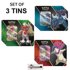 POKEMON -  DIVERGENT POWERS - SET OF 3 TINS    (NEW)