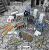 BATTLE SYSTEMS - WARGAMES TERRAIN :  URBAN APOCALYSE - URBAN STREET ACCESSORIES (1)     #BSTUAA002