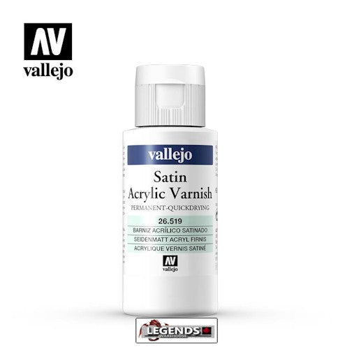 VALLEJO - SATIN VARNISH -  60ML  VAL 26.519