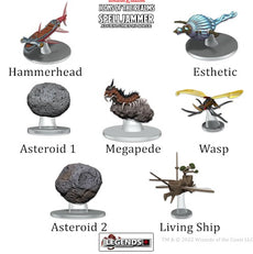 DUNGEONS & DRAGONS ICONS -  SPELLJAMMER - ADVENTURE IN SPACE - ASTEROID ENCOUNTERS  (2022)