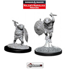 DUNGEONS & DRAGONS - UNPAINTED MINIATURES:  Bullywug (2)   #WZK90069