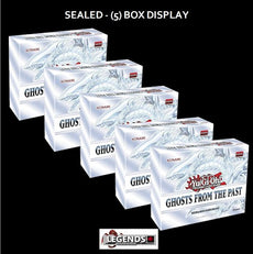 YU-GI-OH  -  GHOSTS FROM THE PAST - (5)  BOX  DISPLAY  1st EDITION