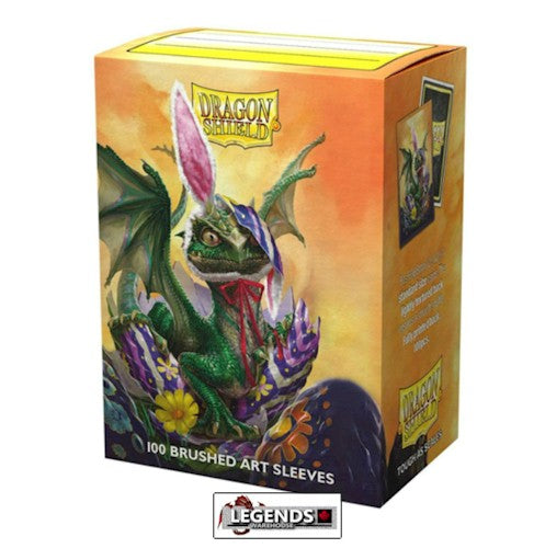 DRAGON SHIELD DECK SLEEVES  • EASTER DRAGON 2022 BRUSHED ART SLEEVES – STANDARD SIZE (100)