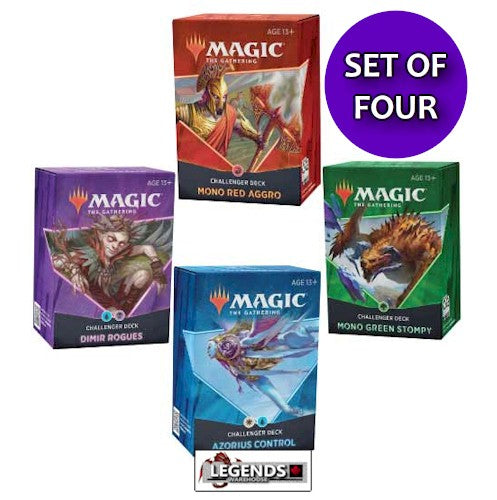 MTG - CHALLENGER DECKS 2021 - Set of 4 - ENGLISH