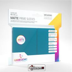 GAMEGENIC - SLEEVES - MATTE PRIME SLEEVES - BLUE  (100CT)