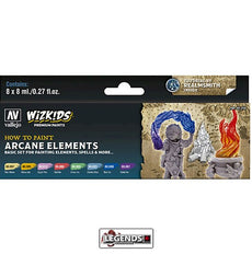 VALLEJO / WIZKIDS - PREMIUM PAINTS - HOW TO PAINT - ARCANE ELEMENTS