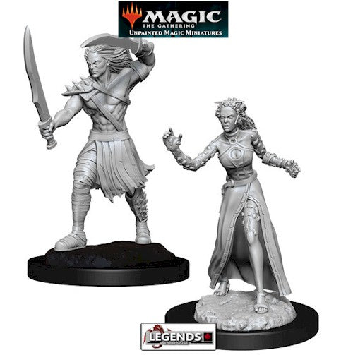 MTG - UNPAINTED MINIATURES - Vampire Lacerator & Vampire Hexmage  #90179