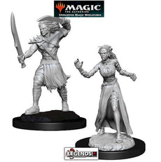MTG - UNPAINTED MINIATURES - Vampire Lacerator & Vampire Hexmage  #90179