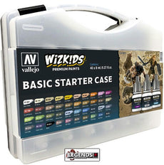 VALLEJO / WIZKIDS - PREMIUM PAINTS - BASIC STARTER CASE