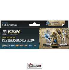 VALLEJO / WIZKIDS - PREMIUM PAINTS - HOW TO PAINT - PROTECTORS OF VIRTUE 80.252