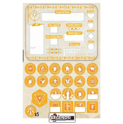 DUNGEONS & DRAGONS - TOKEN SET - CLERIC