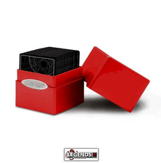 ULTRA PRO - DECK BOX - SATIN CUBE - APPLE RED