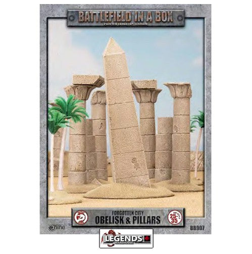 BATTLEFIELD IN A BOX - Forgotten City - Obelisk & Pillars