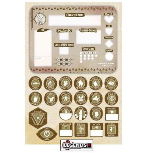 DUNGEONS & DRAGONS - TOKEN SET - RANGER